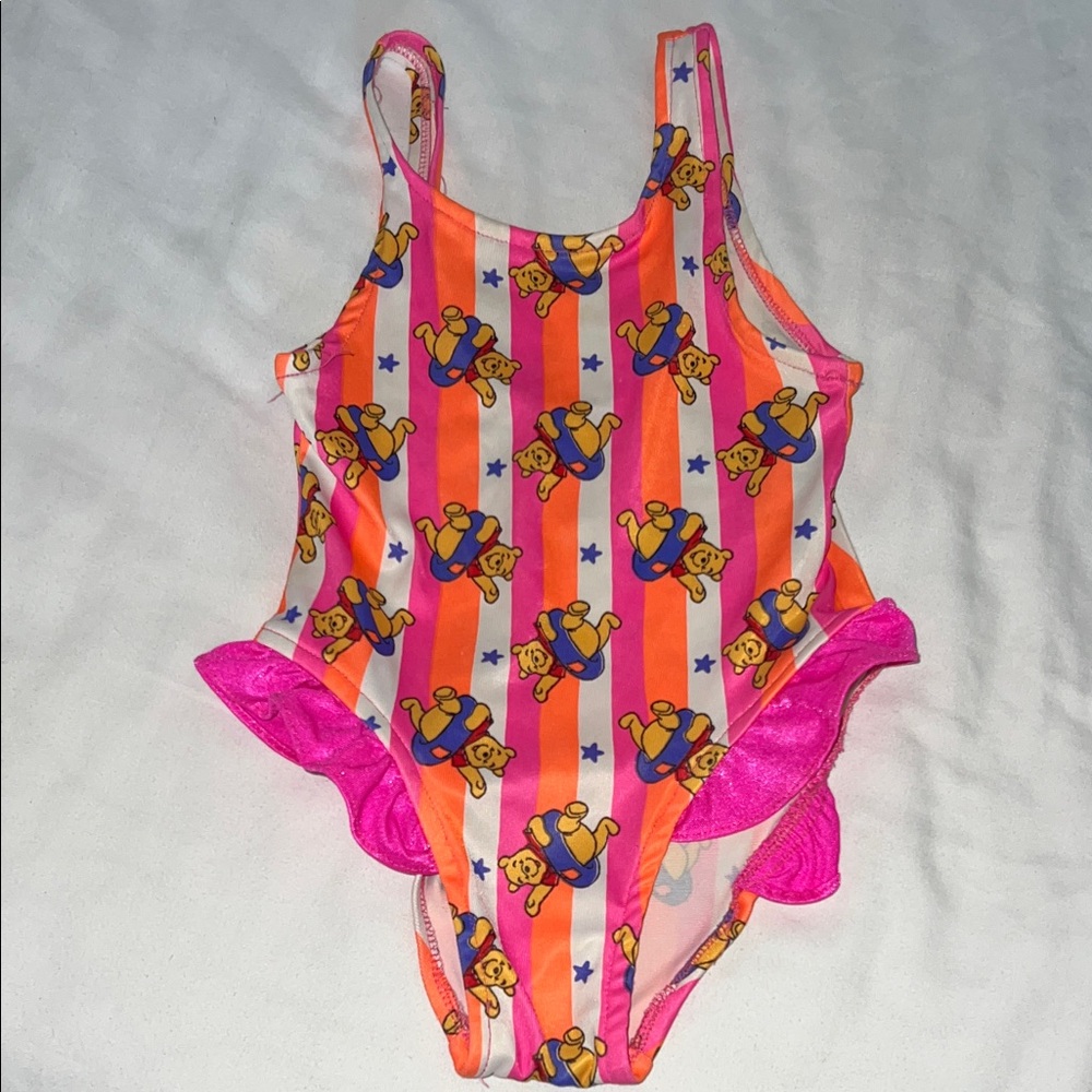 Vintage Winnie the Pooh Swimsuit for Babygirl Size 6-9M